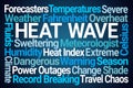 Heat Wave Word Cloud