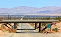 Heat waves off the desert landscape