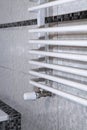 Heated towel rail Royalty Free Stock Photo