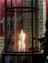 Heater of gass for outside with gass , fire flame