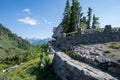 Heather Meadows area of Mt Baker Wilderness in Washington State Royalty Free Stock Photo