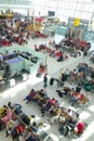 Heathrow Airport Waiting Area Royalty Free Stock Photo