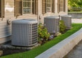Heating and air conditioning units Royalty Free Stock Photo