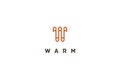 Heating company logotype