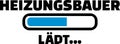Heating constructor loading bar german Royalty Free Stock Photo