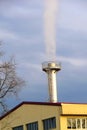 The heating plant chimney