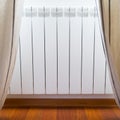 Heating radiator in cozy room