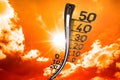 Heatwave Background Royalty Free Stock Photo