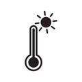 Heatwave concept. Vector illustration decorative design