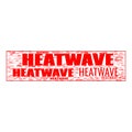 Heatwave Warning Text Illustration Background Header