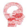 Heatwave Warning Text Illustration Background Header