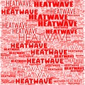 Heatwave Warning Text Illustration Background Header