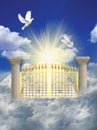 Through the Gates of Heaven Royalty Free Stock Photo
