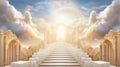 Heaven in the heavens. Shot of the Pearly Gates above the clouds Royalty Free Stock Photo