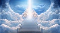 Heaven in the heavens. Shot of the Pearly Gates above the clouds Royalty Free Stock Photo