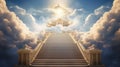 Heaven in the heavens. Shot of the Pearly Gates above the clouds Royalty Free Stock Photo