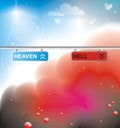 Heaven and Hell Royalty Free Stock Photo