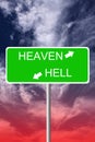 Heaven and hell Royalty Free Stock Photo