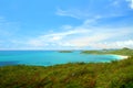 Heaven horizon of blue seascape at Samaesan in Thailand. Royalty Free Stock Photo