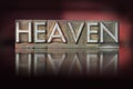 Heaven Letterpress Royalty Free Stock Photo