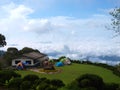 Camping at the nice place Royalty Free Stock Photo