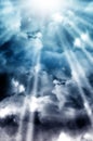 Heaven skies Royalty Free Stock Photo