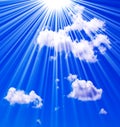Heaven in the sky Royalty Free Stock Photo