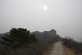 Great Wall at Jinshanling, Smog day Beijing