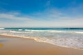 Heavenly beach with beautiful blue sky.