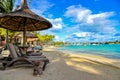 heavenly beach on mauritius island