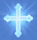 Heavenly cross Royalty Free Stock Photo