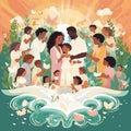 Heavenly Embrace: A Baptismal Celebration of Love and Faith