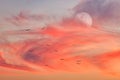 Heavenly Ethereal Surreal Full Moon Clouds