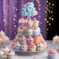 Heavenly Heights: A Cupcake Tower Beyond Imagination