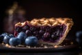 Mouthwatering Homemade Fresh Blueberry Pie