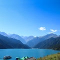 Heavenly lake with sightseeing cruises