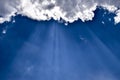 Heavenly landscape with clouds. Cumulus clouds in the sky Royalty Free Stock Photo