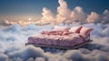 Heavenly Slumber, Sleeping on a Cloud with Modern Orthopedic Support, Generative AI