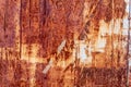 Heavily Corrugated Reddish Metal Plate Texture