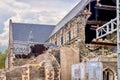 The heavily damaged Christ Church Cathedral three years after the devastating 2011 Canterbury earthquakes.