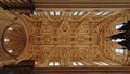 Ceiling of an aisle of of the Mosque Cathedral of Cordoba Royalty Free Stock Photo