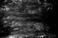 Heavily scratched surface of the stone wall aged by time black color. Texture or background Royalty Free Stock Photo