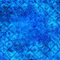 Heavily Textured Bright Blue Abstract Background Illustration