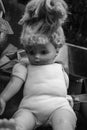 Heavily used baby doll Royalty Free Stock Photo