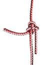 Heaving line bend knot tied on synthetic rope