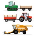 Heavy agricultural machinery for field work. Royalty Free Stock Photo