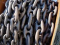Heavy anchor iron metal chains