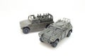 Heavy Armored Car in Miniature, Scaled Down Power and Protection Royalty Free Stock Photo