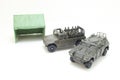Heavy Armored Car in Miniature, Scaled Down Power and Protection Royalty Free Stock Photo