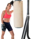 Heavy Bag Exercise Royalty Free Stock Photo